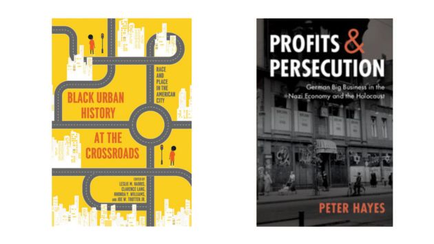 Features book cover from most recent faculty books; also featured on History's own Faculty Books webpage