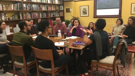 Marisa Fuentes and graduate students