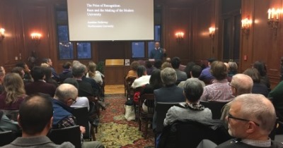 Provost Jonathan Holloway presents a Chabraja Center lecture