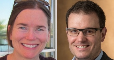 Professors Patricia Cleary and Jeffrey Manuel