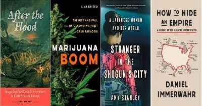 Book covers from our newly promoted faculty