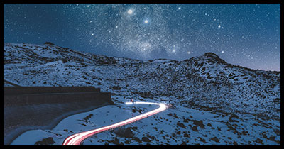 Alumni Index Starry Night Landscape