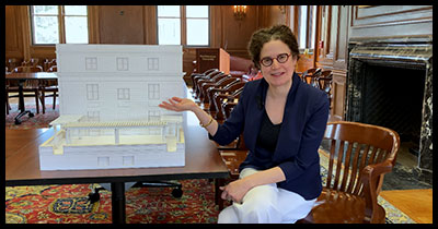 Harris Hall History Department Chair Deborah Cohen