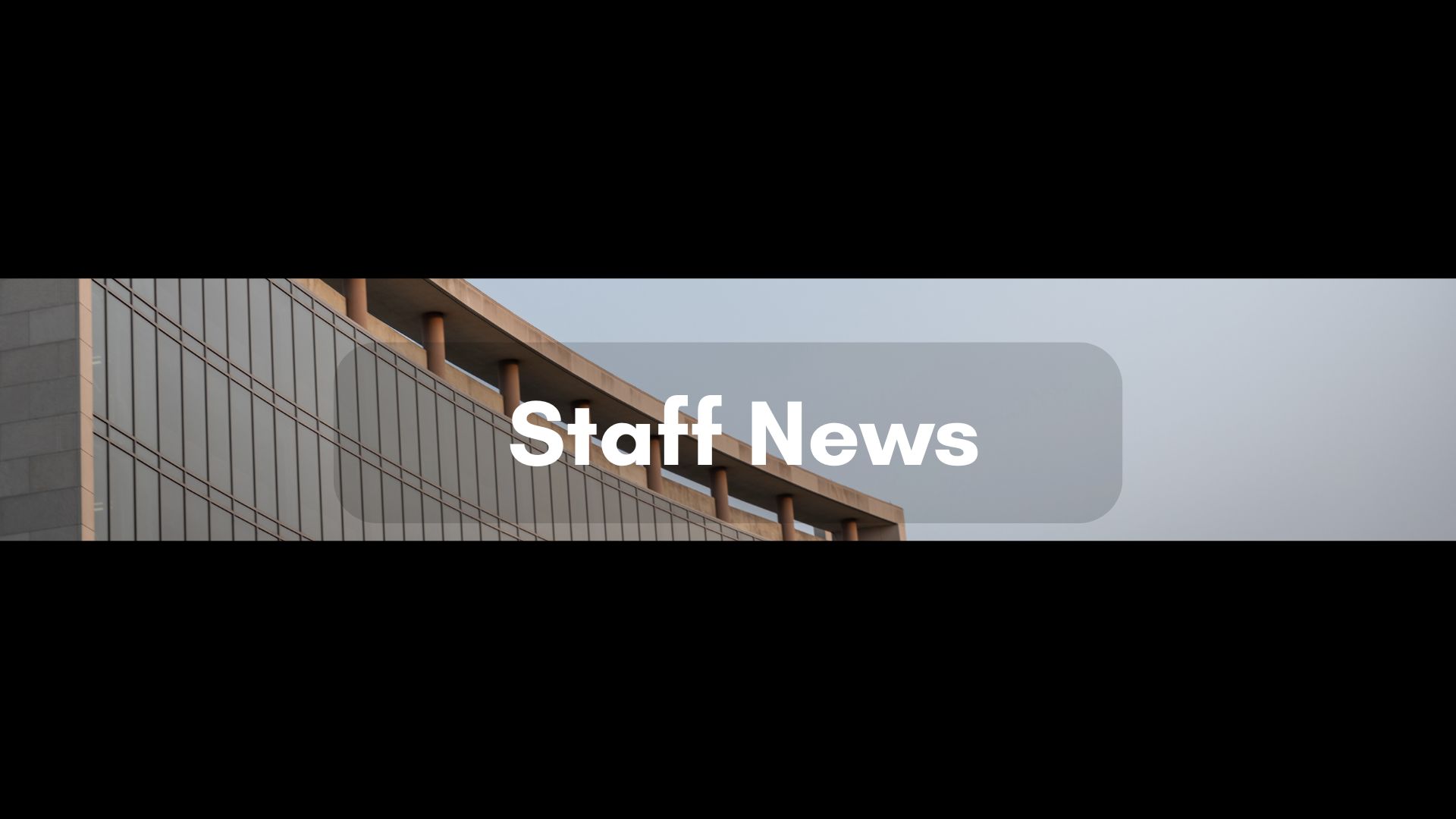 Staff News banner