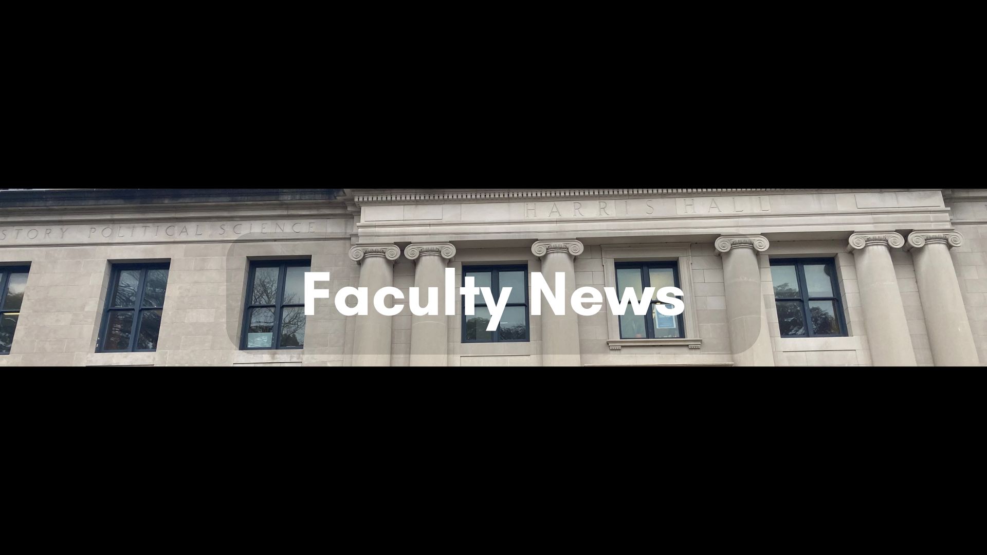 Faculty News banner